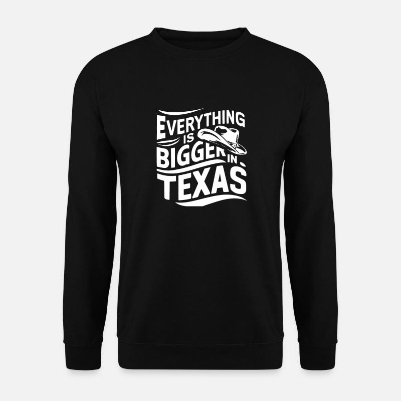 État du Texas Texans Texas - Sweat-shirt Unisexe - noir