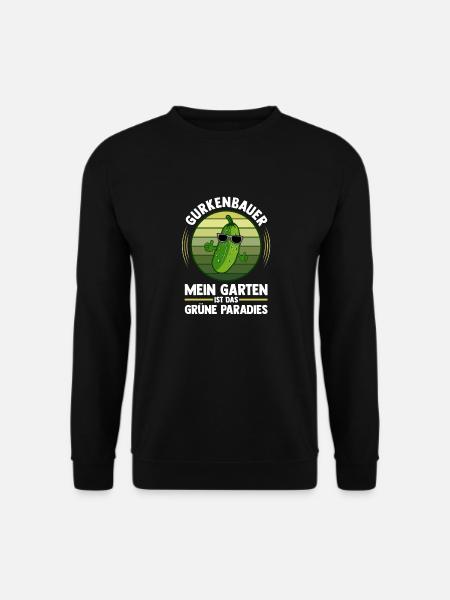 Jardinier Concombre Jardin fermier - Sweat-shirt Unisexe - noir
