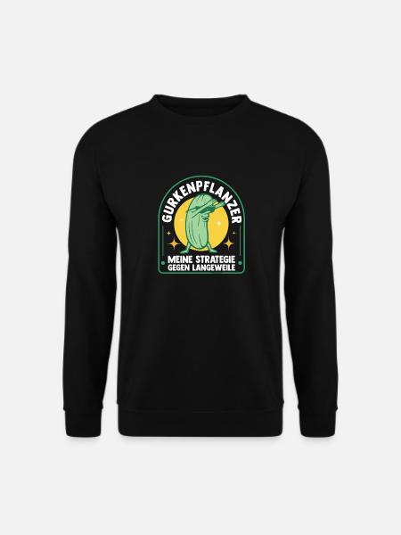 Gärtner Gurke Bauer Garten - Unisex Pullover - Schwarz