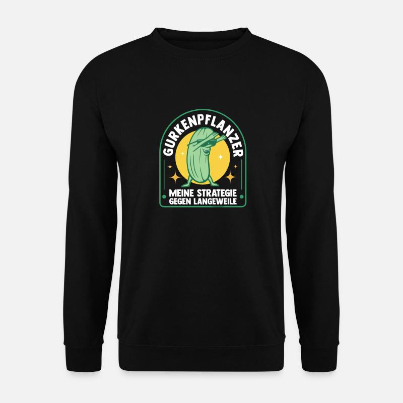 Jardinier Concombre Jardin fermier - Sweat-shirt Unisexe - noir