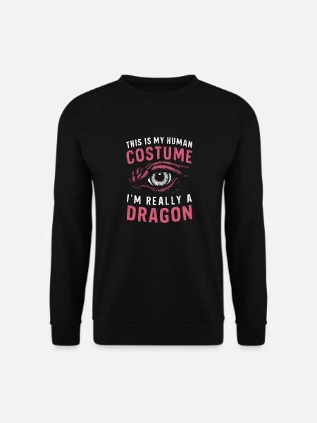 Dragon Mystic Dragon Fantasy - Unisex Sweatshirt - black
