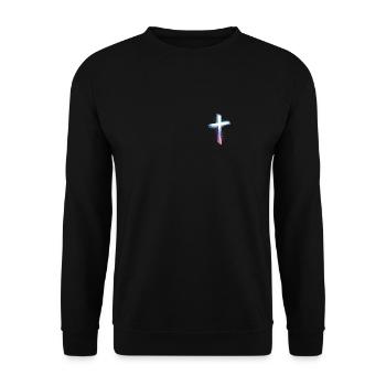 Jésus-Christ Christianisme Dieu Bible - Sweat-shirt Unisexe - noir - Devant - Alina (178cm) & Michal (187cm)