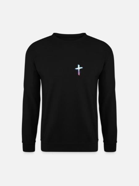 Jesus Christus Christlich Christentum Gott Bibel - Unisex Pullover - Schwarz