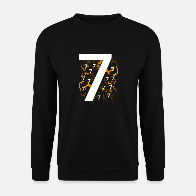 Many sevens - Unisex Sweatshirt - black