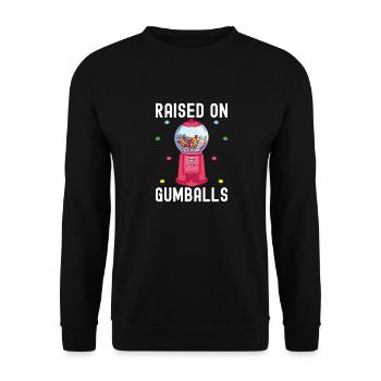 Gumball Machine Kaugummiautomat - Unisex Pullover - Schwarz - Vorne - Alina (178cm) & Michal (187cm)