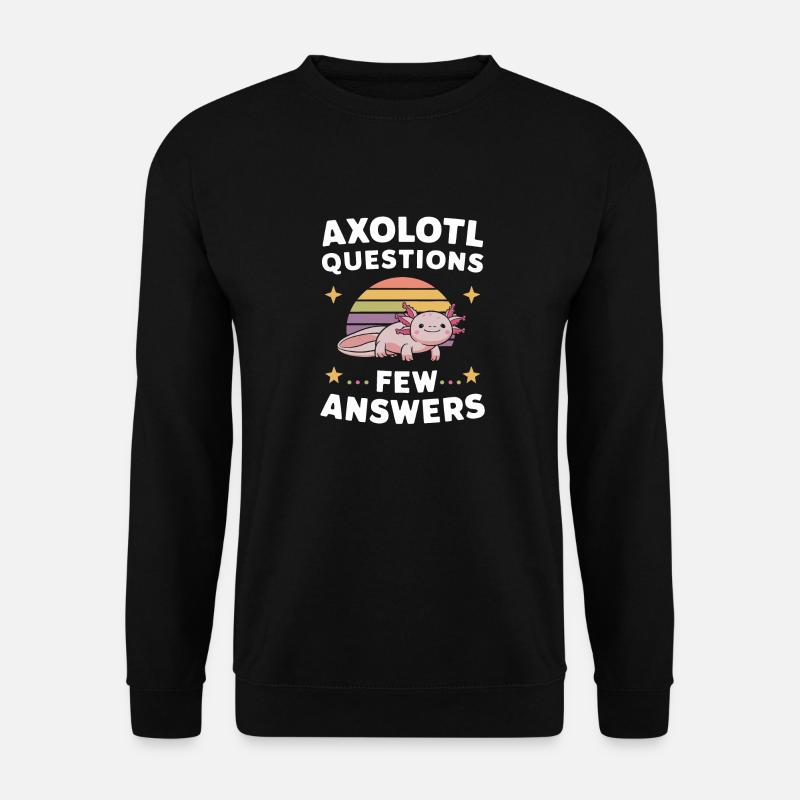Axolotl Fish - Unisex Sweatshirt - black