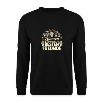 Jardinier Hobby Jardinier Jardin - Sweat-shirt Unisexe - noir - Devant - Alina (178cm) & Michal (187cm)