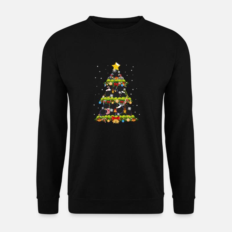 Funny Tennis Player Racket - Unisex Sweatshirt - black