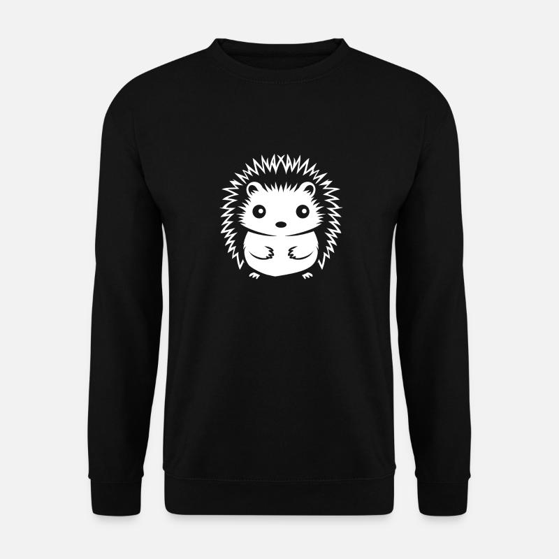 hedgehog - Unisex Sweatshirt - black