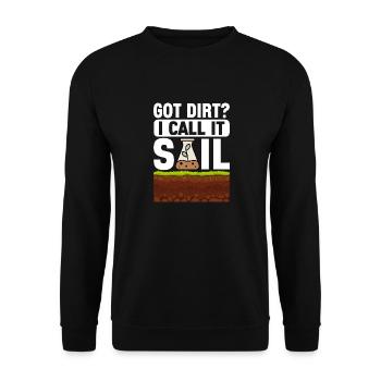 Bodenwissenschaftler Soil Science - Unisex Pullover - Schwarz - Vorne - Alina (178cm) & Michal (187cm)