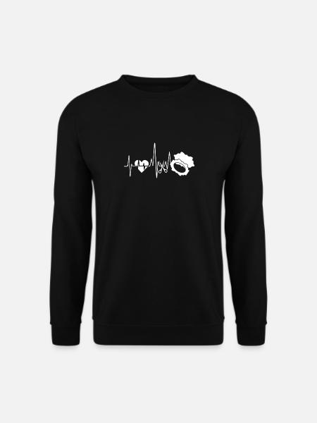 Scrapbooking Scrapbook Heartbeat - Unisex Sweatshirt - black