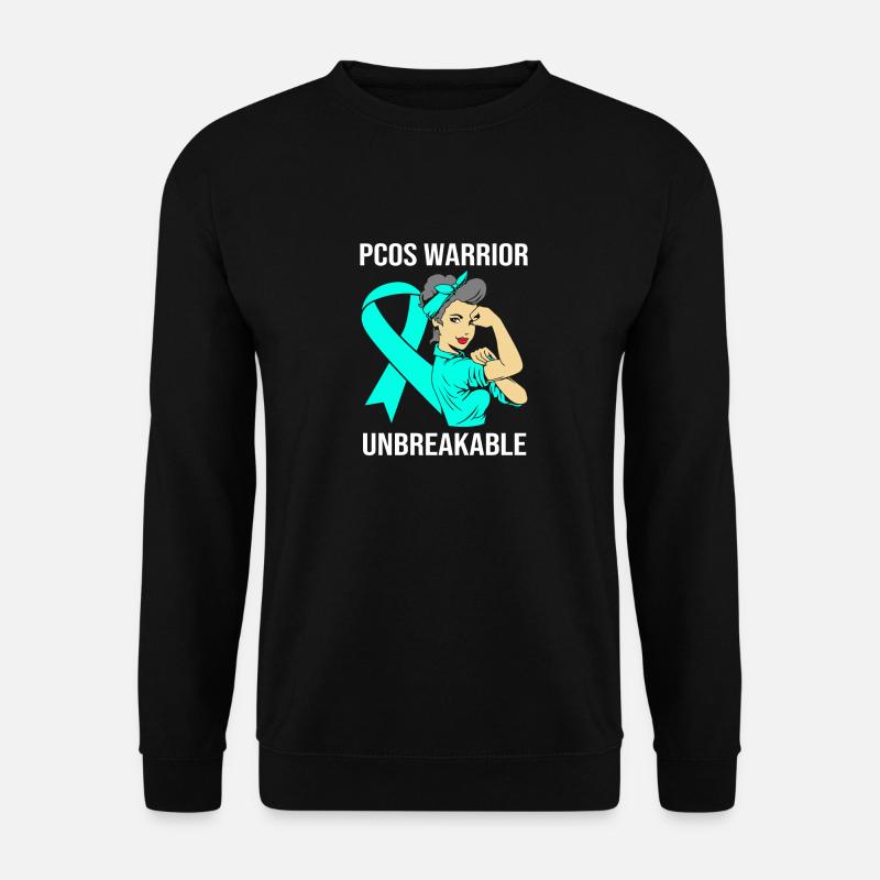 Pcos Awareness - Unisex Sweatshirt - black