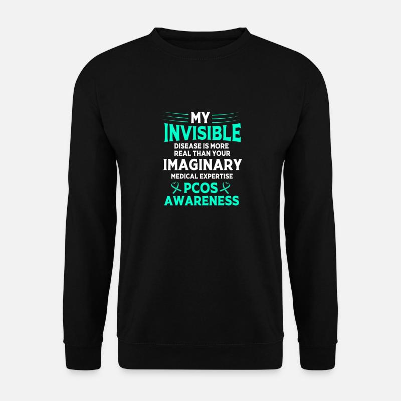 Pcos-Bewusstsein - Unisex Pullover - Schwarz