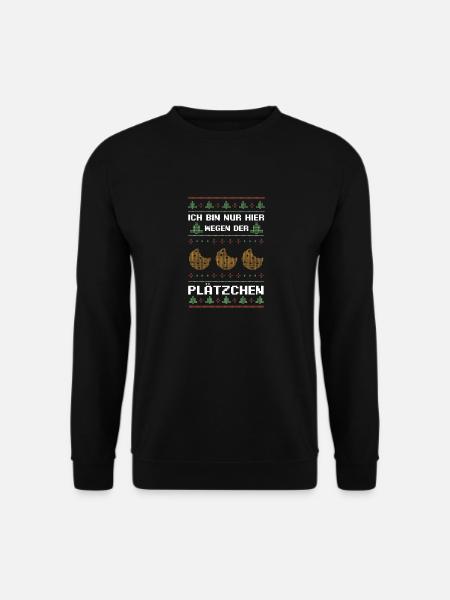 Weihnachtsmann Weihnachtsfest Ugly Christmas - Unisex Pullover - Schwarz