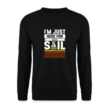 Bodenwissenschaftler Science du sol - Sweat-shirt Unisexe - noir - Devant - Alina (178cm) & Michal (187cm)