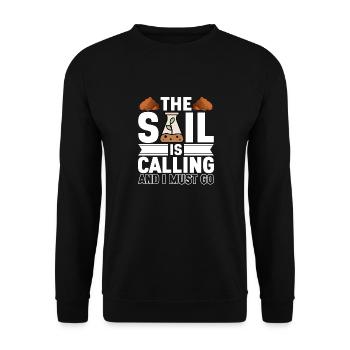 Bodenwissenschaftler Soil Science - Unisex Sweatshirt - black - Front - Alina (178cm) & Michal (187cm)