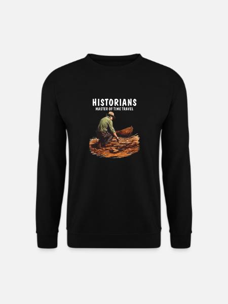 HISTORIANS MASTER OF TIME TRAVEL - Unisex Pullover - Schwarz