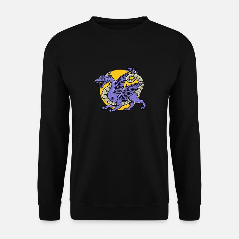 Fantasy RPG Dragon Magic Dungeon - Sweat-shirt Unisexe - noir