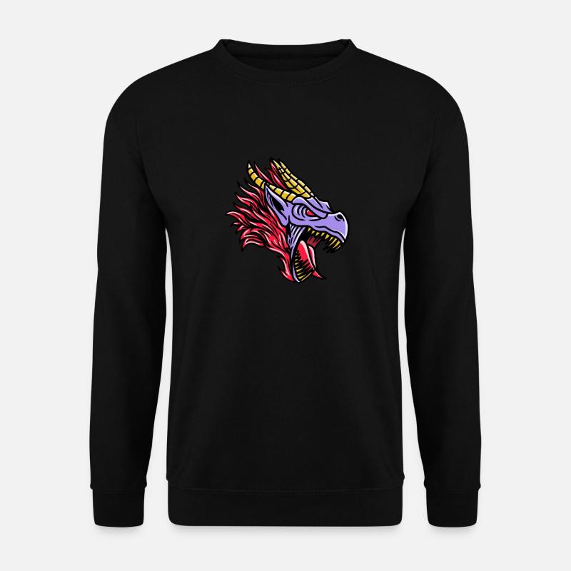 Fantasy RPG Dragon Magic Dungeon - Sweat-shirt Unisexe - noir