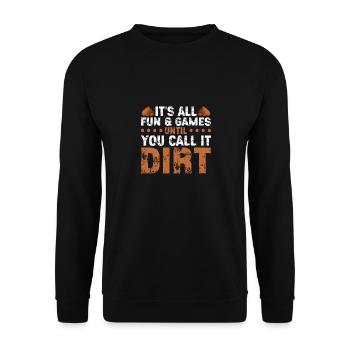 Bodenwissenschaftler Soil Science - Unisex Pullover - Schwarz - Vorne - Alina (178cm) & Michal (187cm)