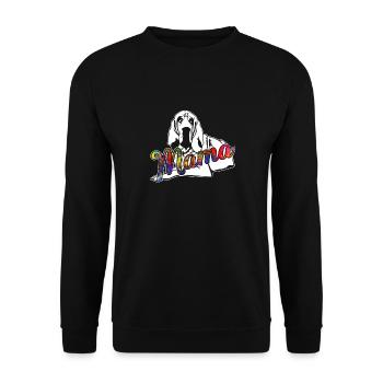Bloodhound Bloodhound Mama - Unisex Sweatshirt - black - Front - Alina (178cm) & Michal (187cm)