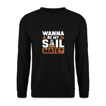 Bodenwissenschaftler Soil Science - Unisex Sweatshirt - black - Front - Alina (178cm) & Michal (187cm)