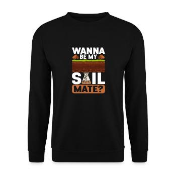 Bodenwissenschaftler Soil Science - Unisex Sweatshirt - black - Front - Alina (178cm) & Michal (187cm)