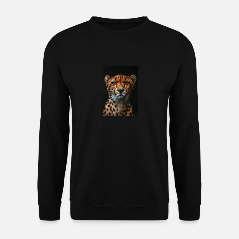 Cheetah Geparde Gepard - Unisex Sweatshirt - black