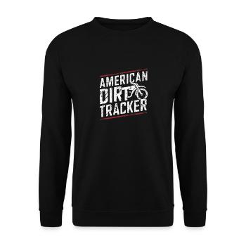 La passion de la course sur piste plate - Sweat-shirt Unisexe - noir - Devant - Alina (178cm) & Michal (187cm)