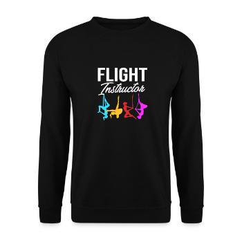 Aerial Yoga Air Yoga - Unisex Pullover - Schwarz - Vorne - Alina (178cm) & Michal (187cm)