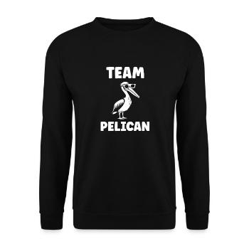 Pelican - Unisex Sweatshirt - black - Front - Alina (178cm) & Michal (187cm)