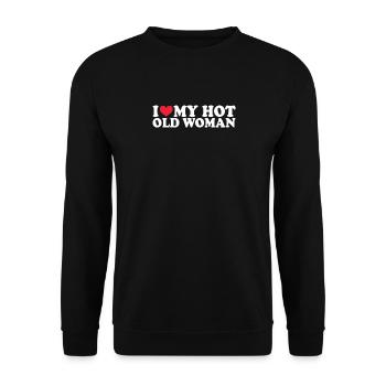 Petite amie Petite amie Relation Couple Amour Couple - Sweat-shirt Unisexe - noir - Devant - Alina (178cm) & Michal (187cm)