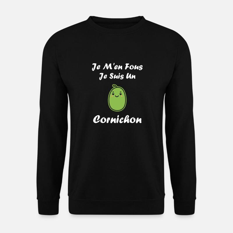 cornichon - Sweat-shirt Unisexe - noir