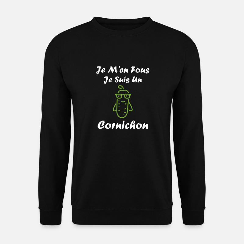 cornichon - Sweat-shirt Unisexe - noir