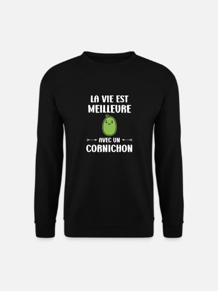 cornichon - Sweat-shirt Unisexe - noir