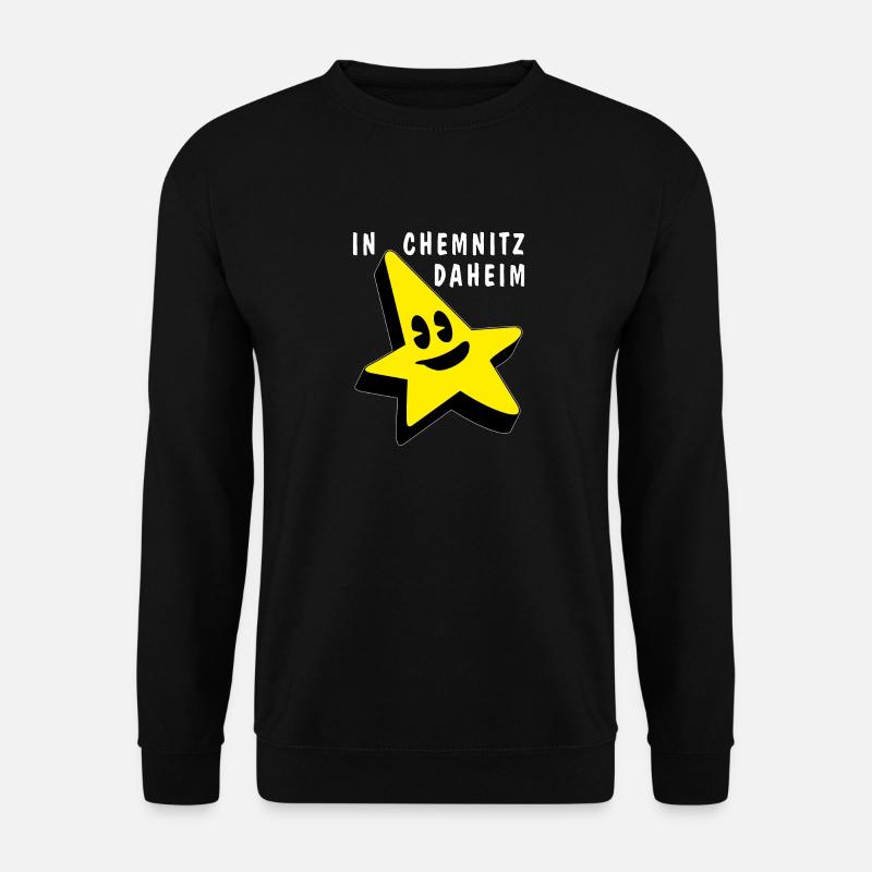 AT HOME IN CHEMNITZ - Unisex Sweatshirt - black
