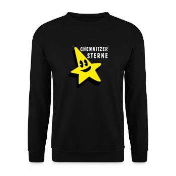 CHEMNITZ STAR FEVER - Unisex Sweatshirt - black - Front - Alina (178cm) & Michal (187cm)