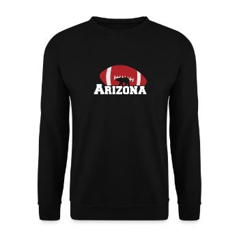 Arizona State Sedona Phoenix Grand Canyon AZ - Unisex Sweatshirt - black - Front - Alina (178cm) & Michal (187cm)