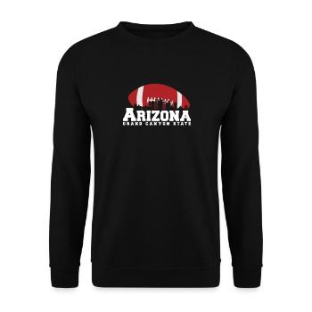 Arizona State Sedona Phoenix Grand Canyon AZ - Unisex Sweatshirt - black - Front - Alina (178cm) & Michal (187cm)