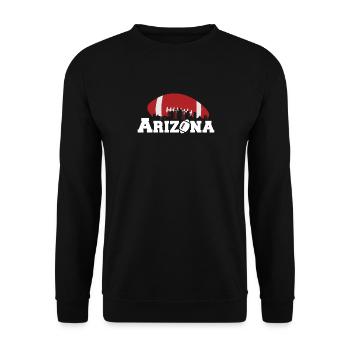 Arizona State Sedona Phoenix Grand Canyon AZ - Unisex Sweatshirt - black - Front - Alina (178cm) & Michal (187cm)
