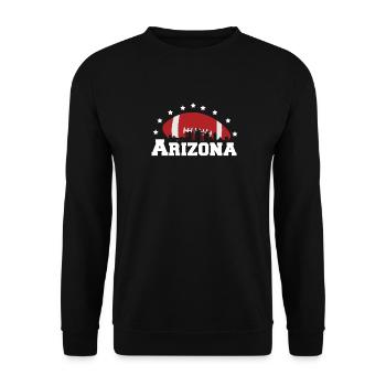 Arizona State Sedona Phoenix Grand Canyon AZ - Unisex Sweatshirt - black - Front - Alina (178cm) & Michal (187cm)