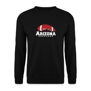 Arizona State Sedona Phoenix Grand Canyon AZ - Unisex Sweatshirt - black - Front - Alina (178cm) & Michal (187cm)