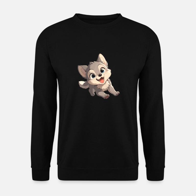 Wolves Wolf - Unisex Sweatshirt - black