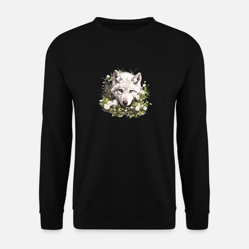 Wolves Wolf - Unisex Sweatshirt - black