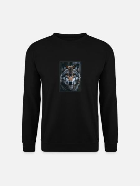 Wolves Wolf - Unisex Sweatshirt - black