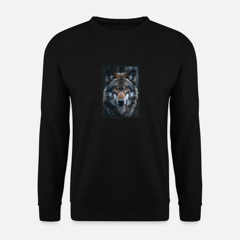 Wolves Wolf - Unisex Sweatshirt - black