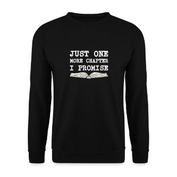 Book Books Library Reading Literature Read Books - Unisex Sweatshirt - black - Front - Alina (178cm) & Michal (187cm)