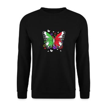 Portugal - Unisex Sweatshirt - black - Front - Alina (178cm) & Michal (187cm)
