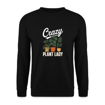 Jardinier Jardinage Plantes de jardin - Sweat-shirt Unisexe - noir - Devant - Alina (178cm) & Michal (187cm)