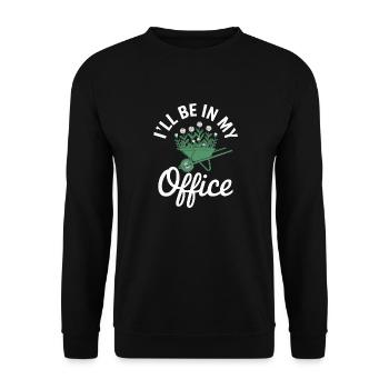 Jardinage Jardin Jardinier Plantes - Sweat-shirt Unisexe - noir - Devant - Alina (178cm) & Michal (187cm)